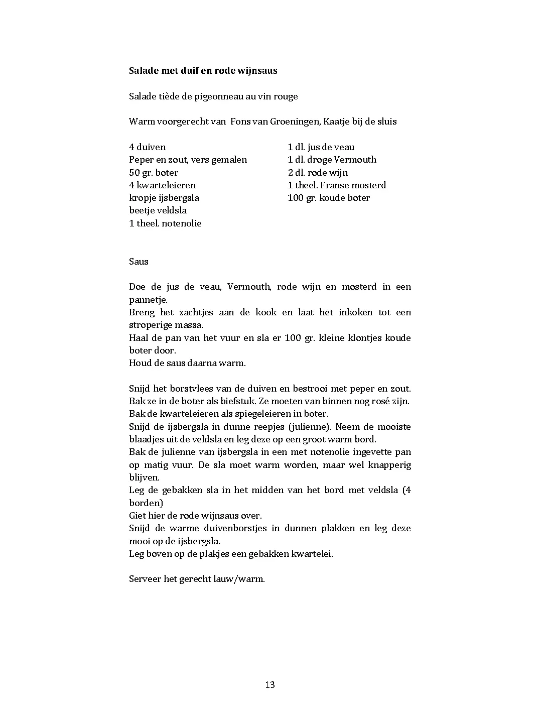 Voorbeeld pagina