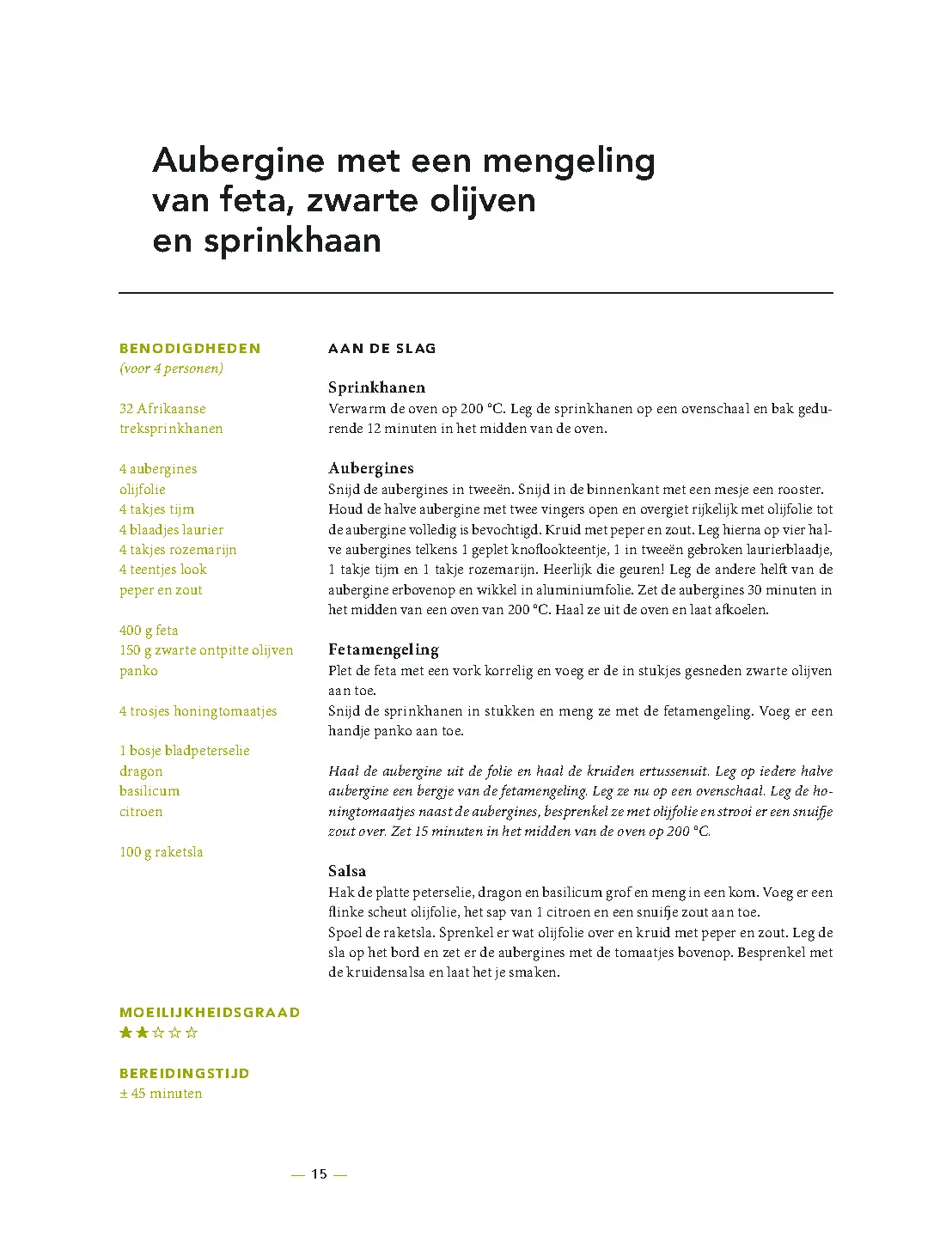Voorbeeld pagina