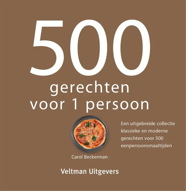 Cover van 500 gerechten voor 1 persoon