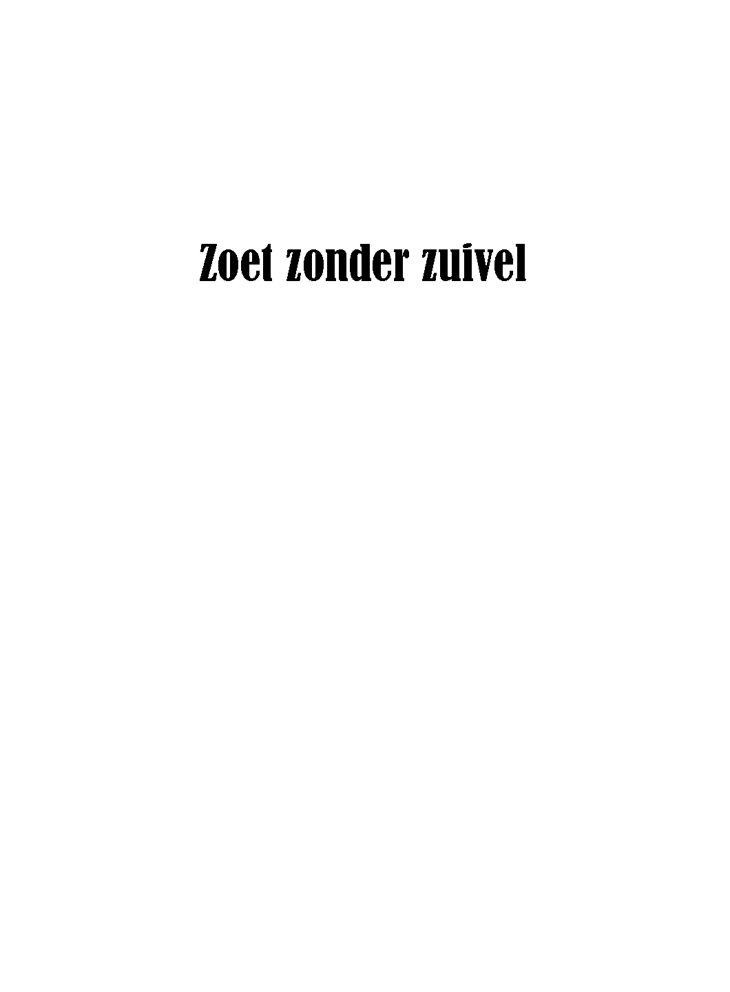 Voorbeeld pagina