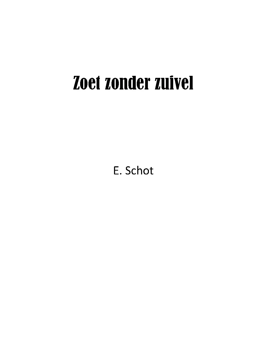 Voorbeeld pagina