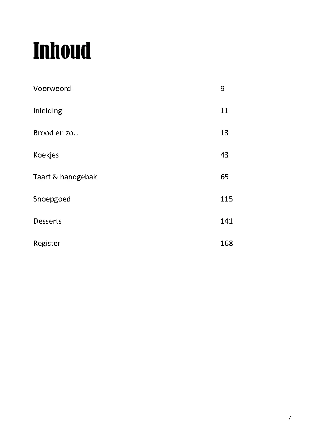 Voorbeeld pagina