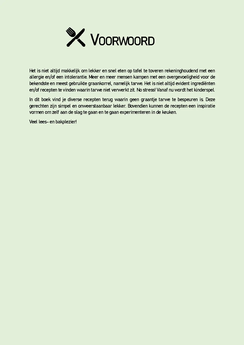 Voorbeeld pagina