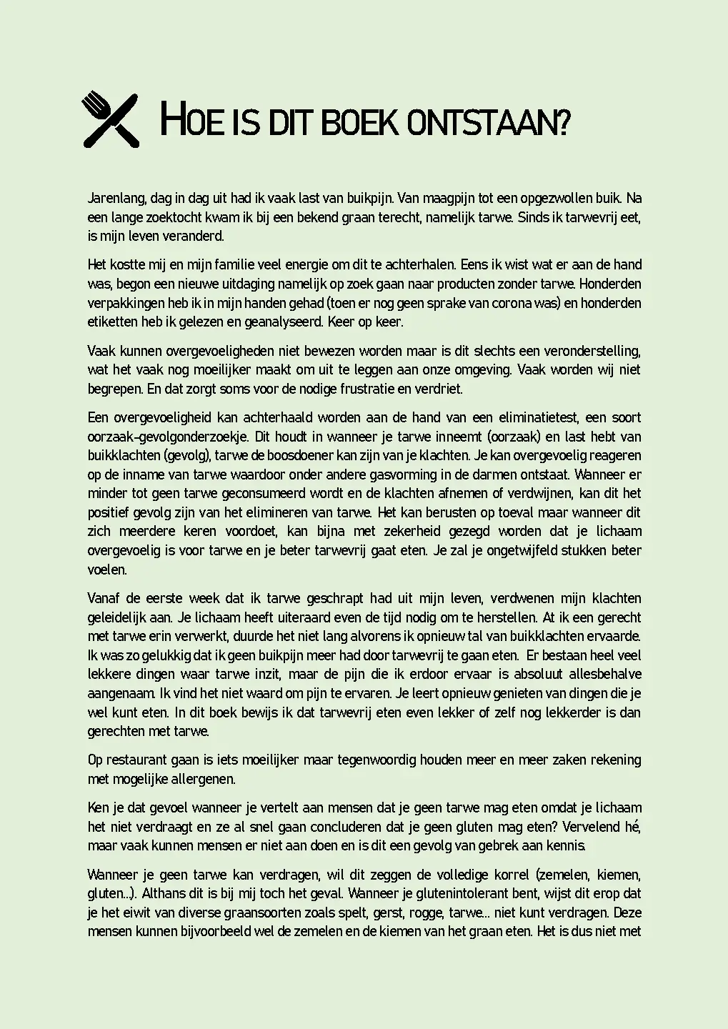 Voorbeeld pagina