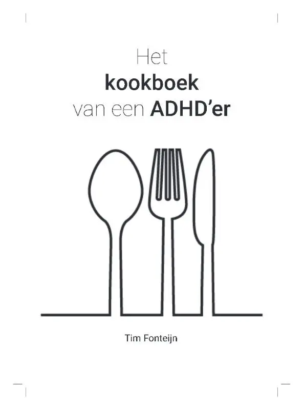 Cover van Het kookboek van een ADHD-er