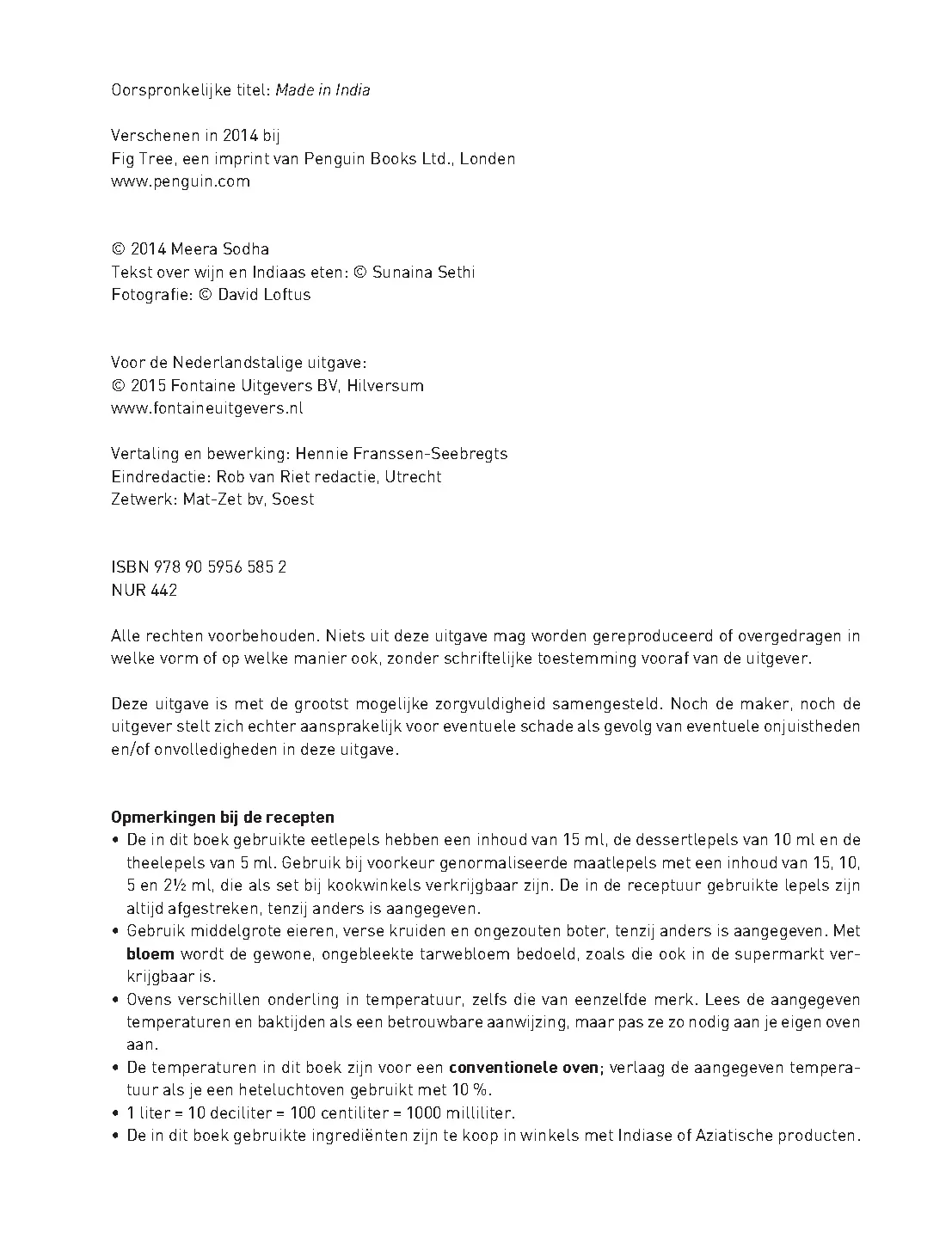 Voorbeeld pagina