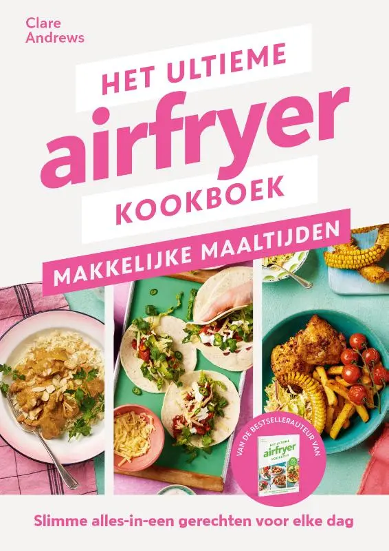 Cover van Het ultieme airfryer boek - makkelijke maaltijden