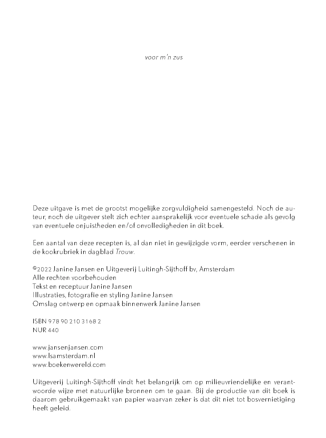 Voorbeeld pagina