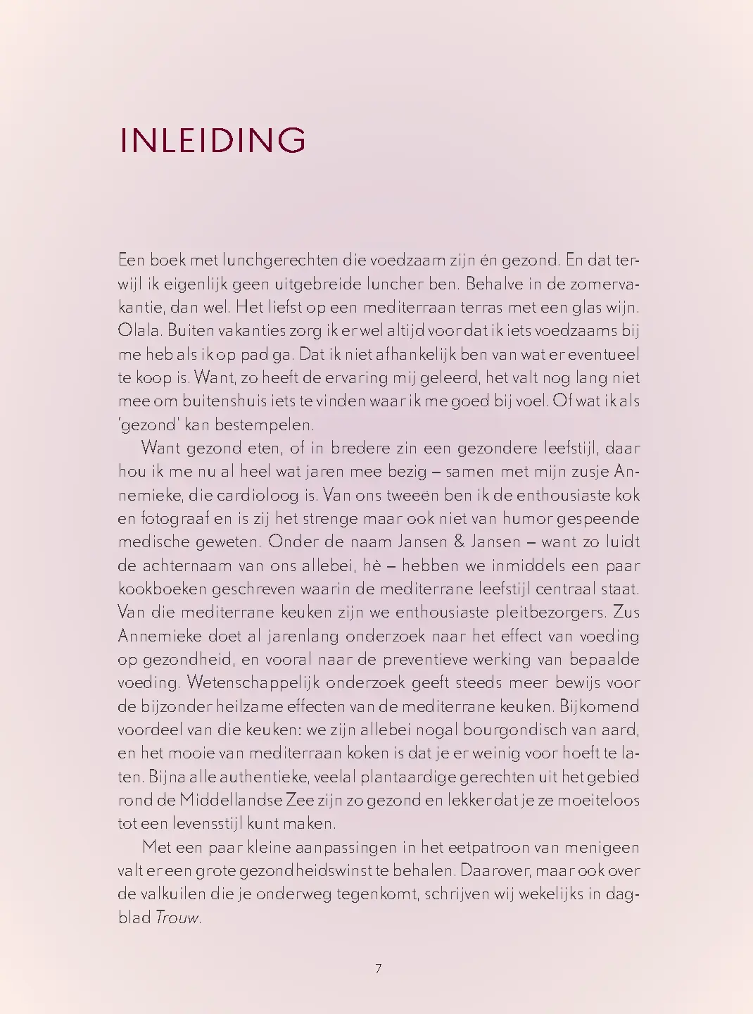 Voorbeeld pagina