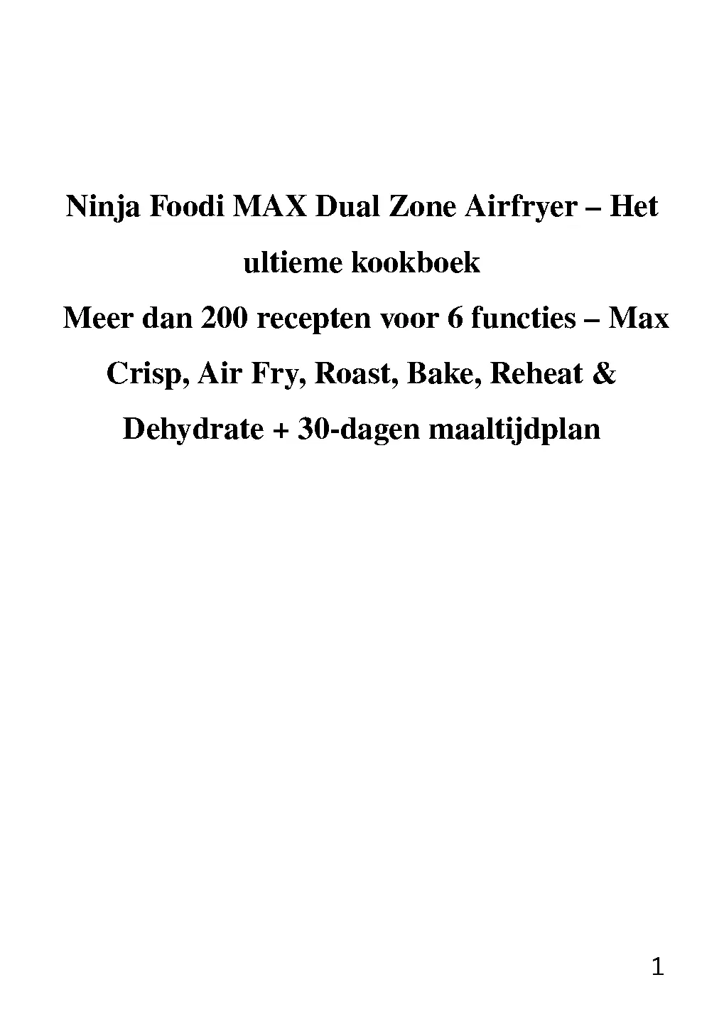 Voorbeeld pagina