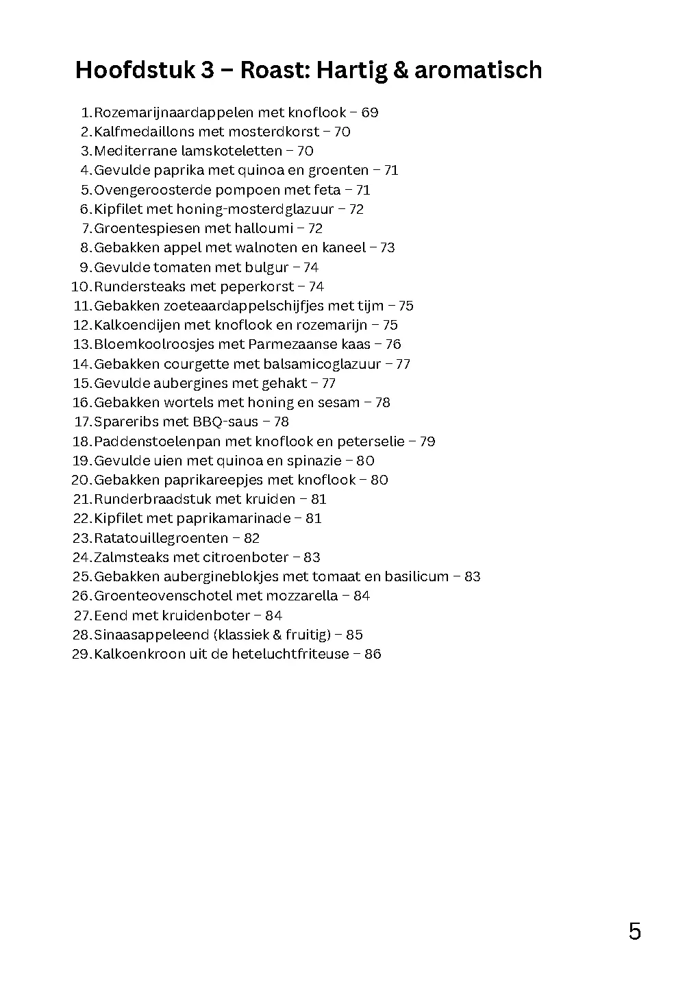 Voorbeeld pagina