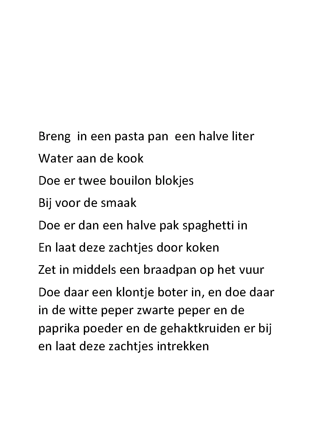Voorbeeld pagina