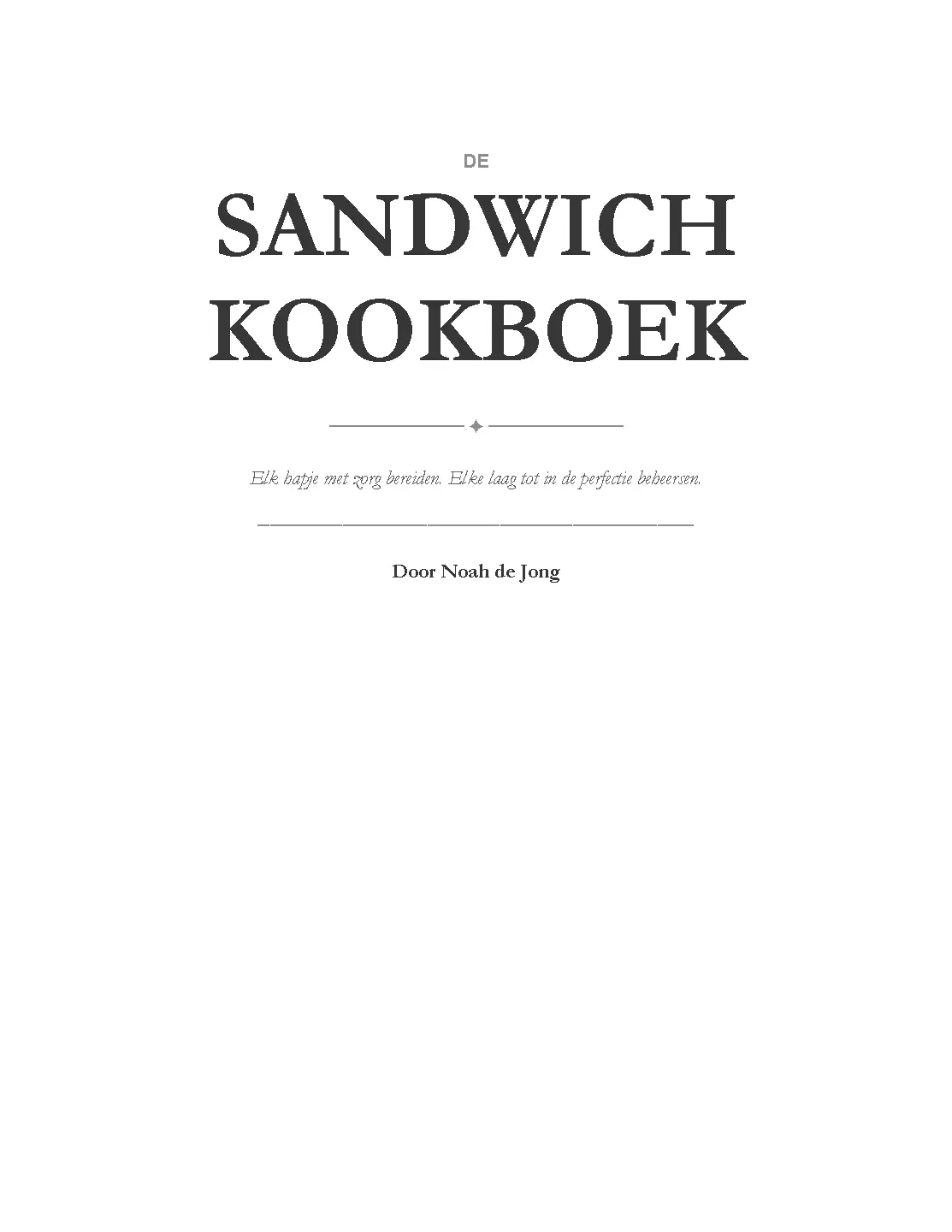 Voorbeeld pagina