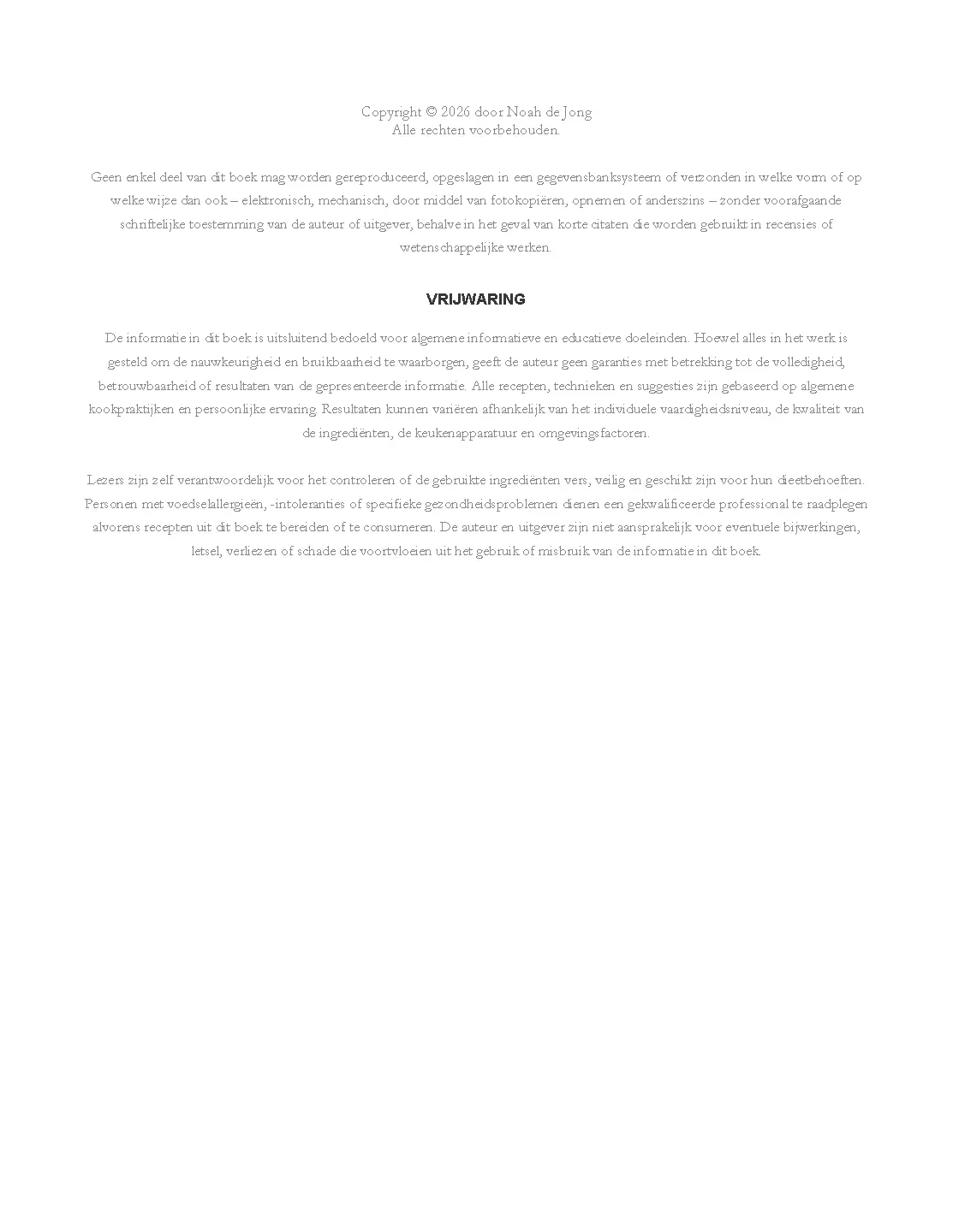 Voorbeeld pagina