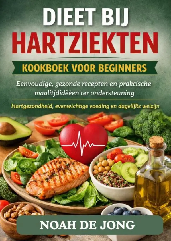 Cover van DIEET BIJ HARTZIEKTEN KOOKBOEK VOOR BEGINNERS