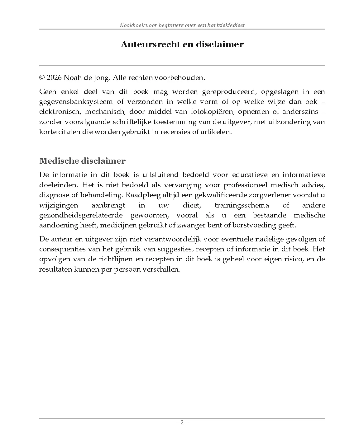 Voorbeeld pagina