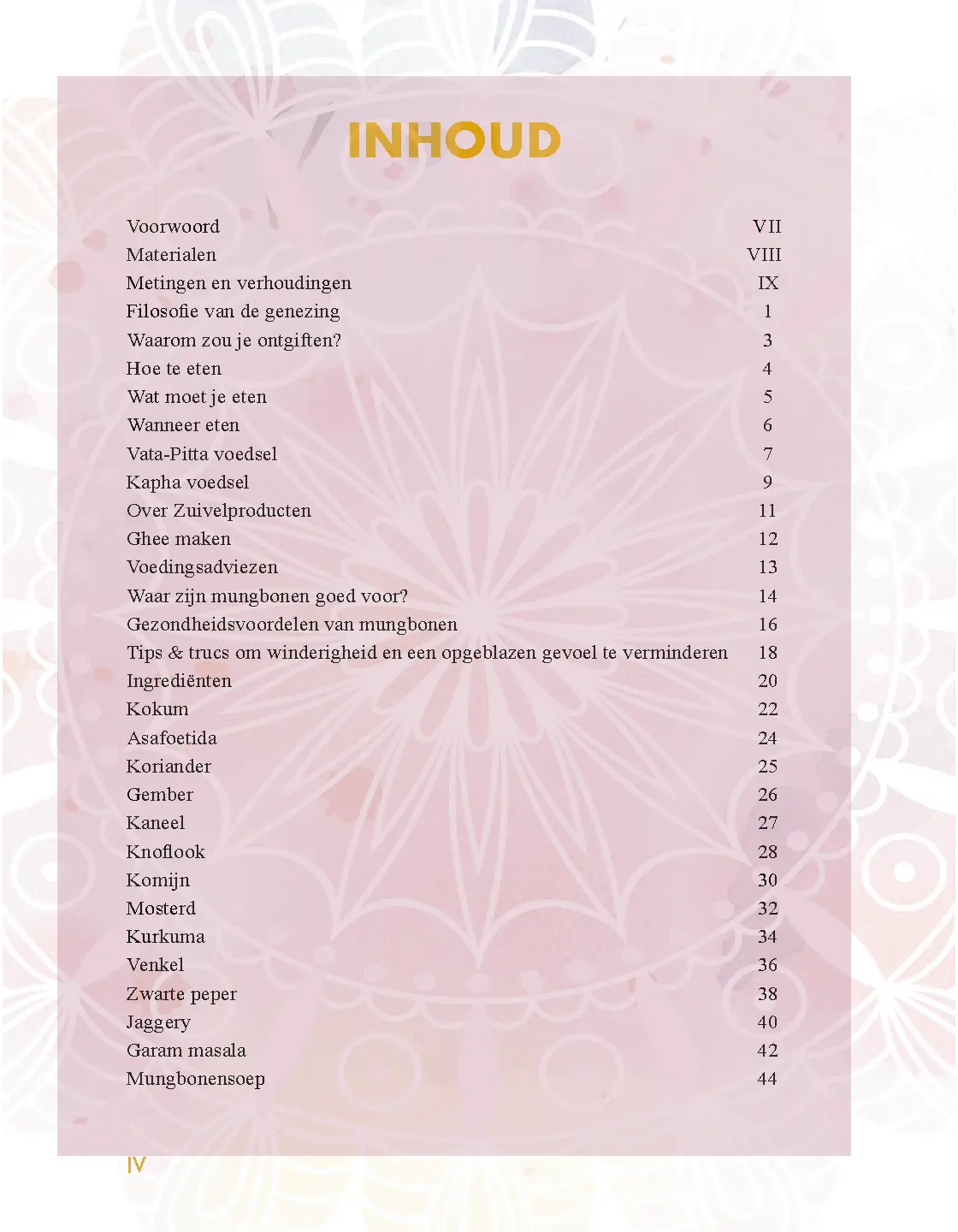 Voorbeeld pagina