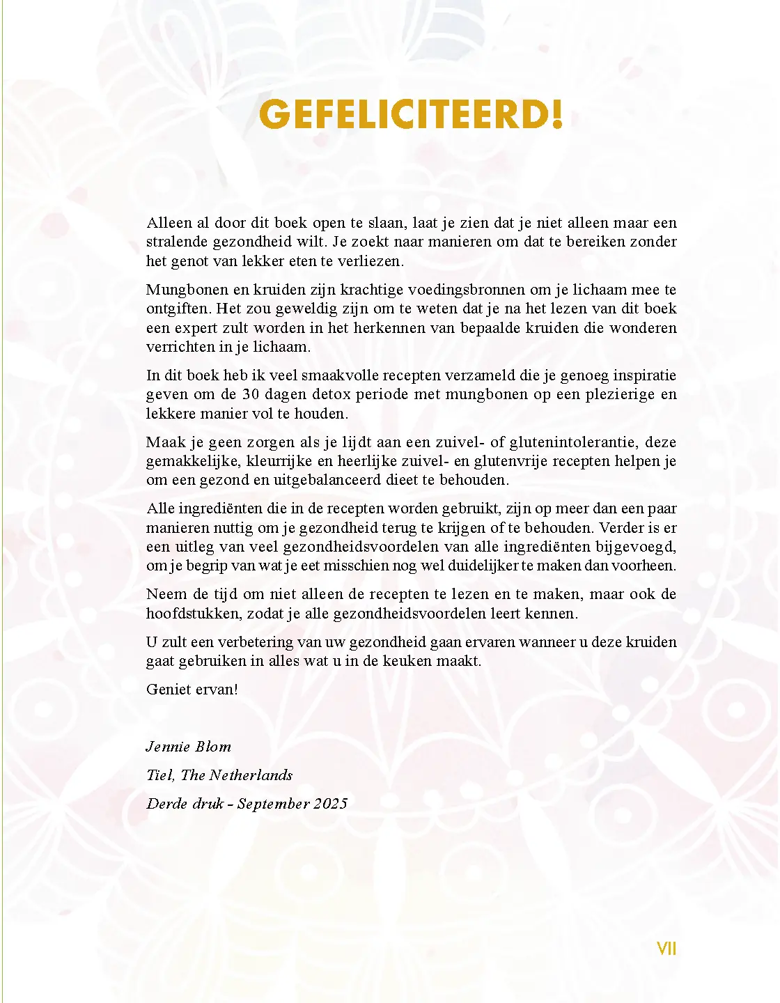 Voorbeeld pagina