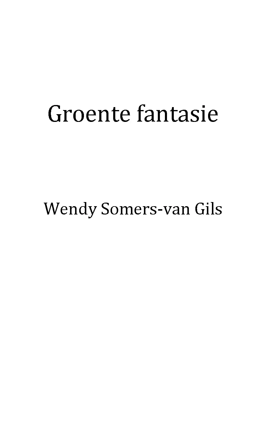 Voorbeeld pagina