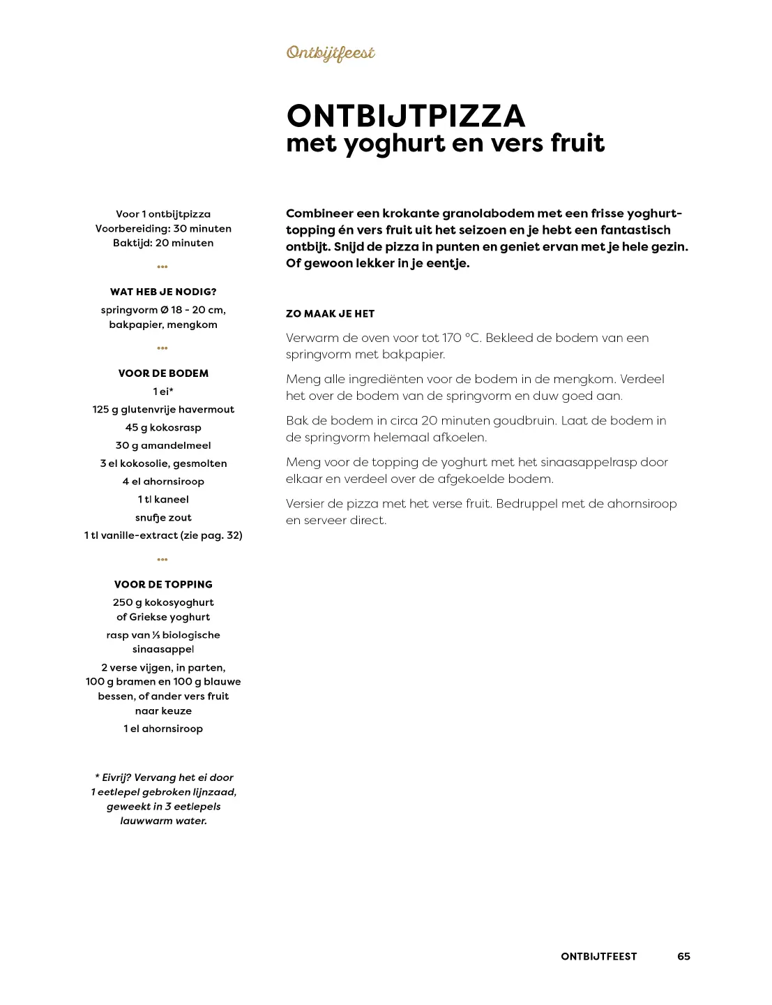 Voorbeeld pagina