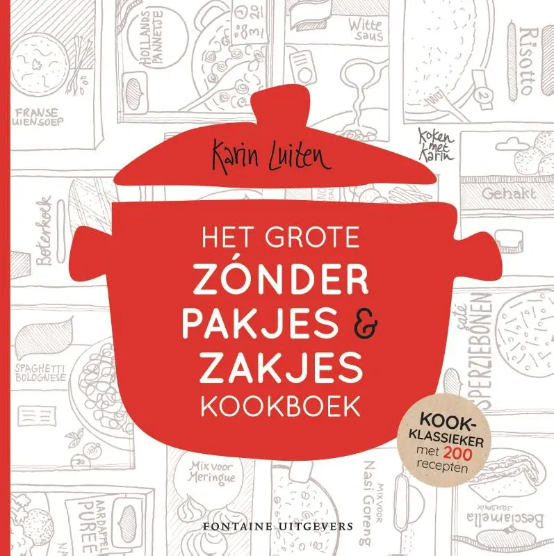 Cover van Het grote zónder pakjes & zakjes kookboek