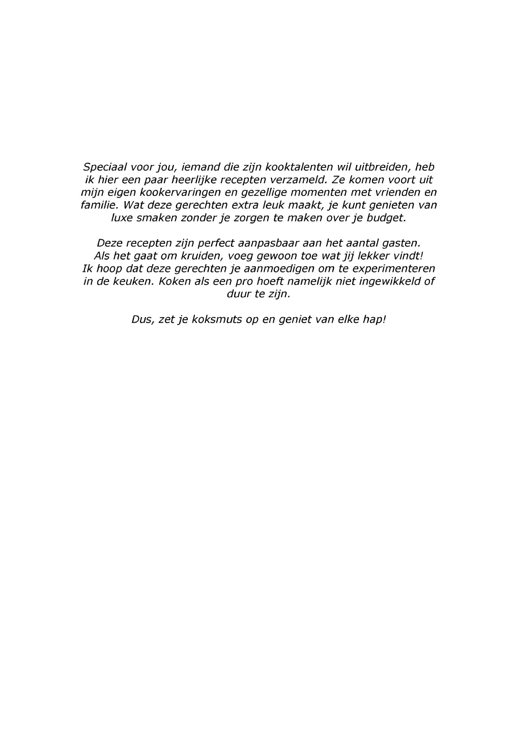 Voorbeeld pagina