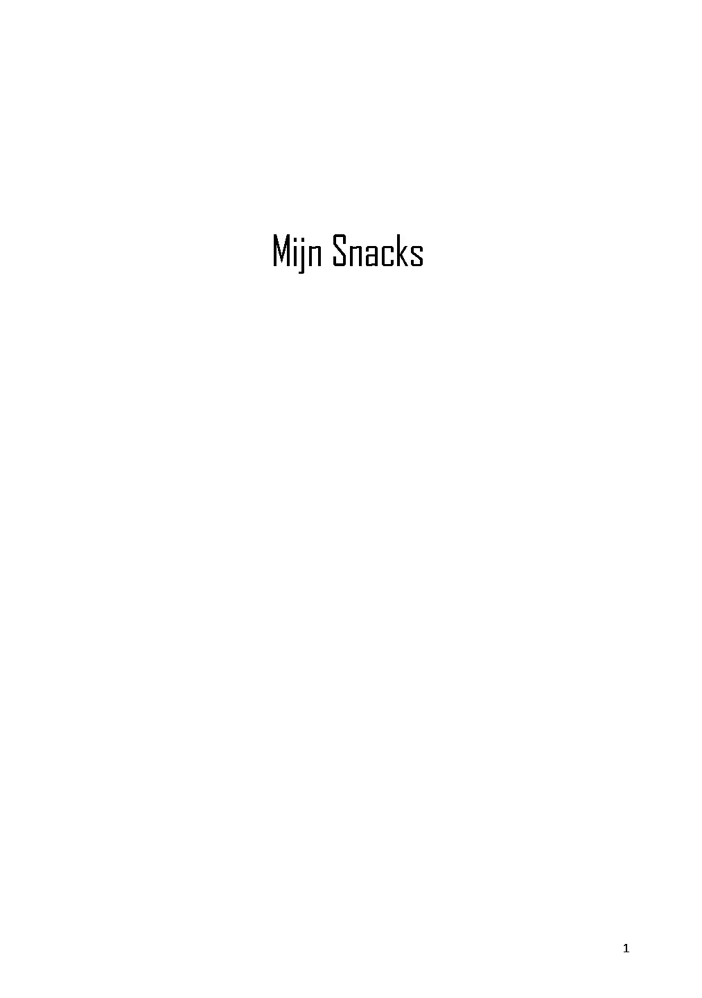 Voorbeeld pagina