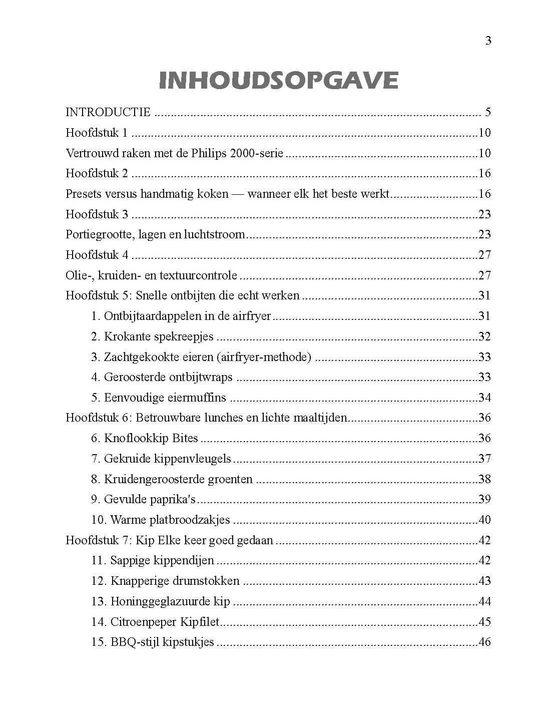 Voorbeeld pagina