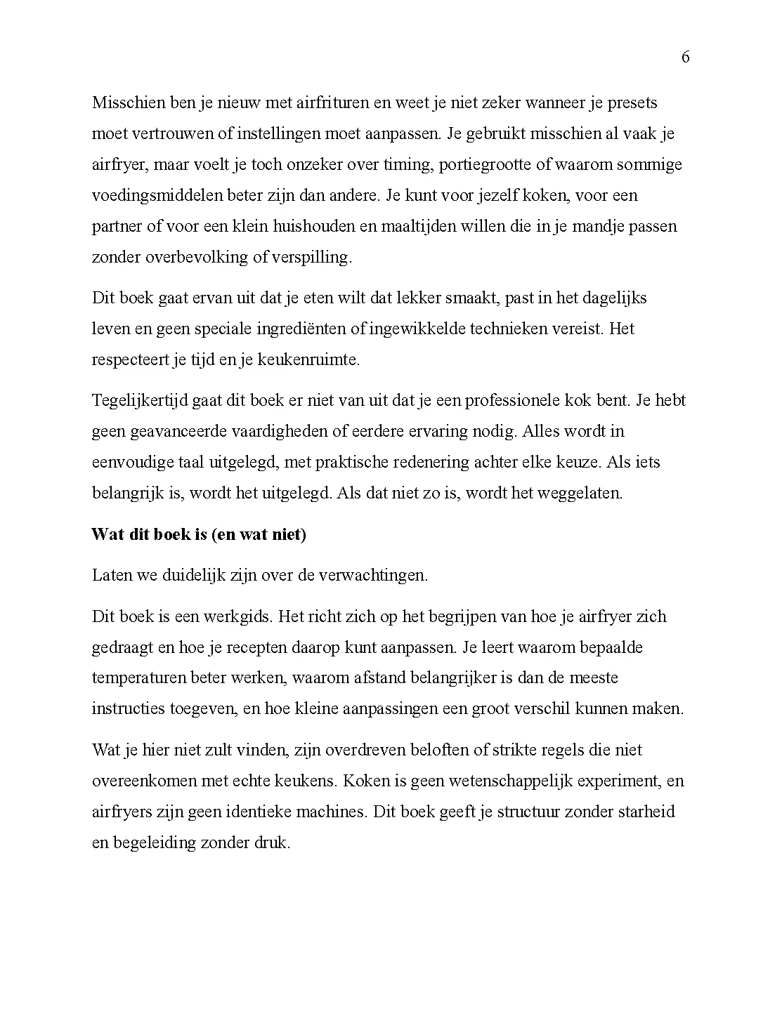 Voorbeeld pagina