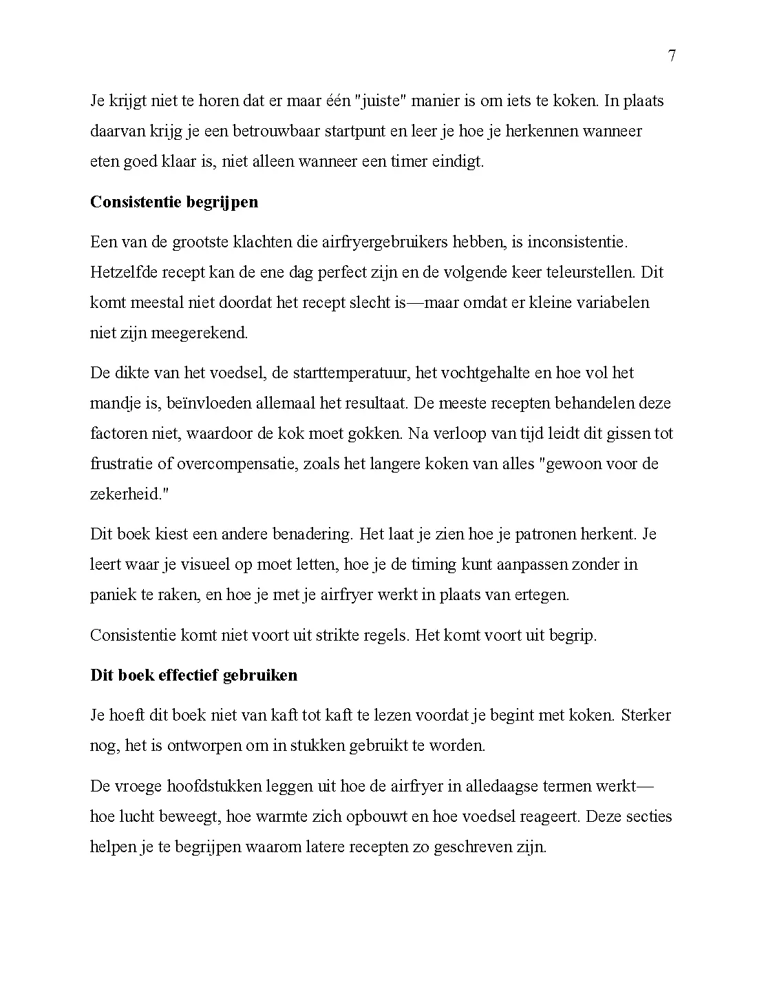 Voorbeeld pagina