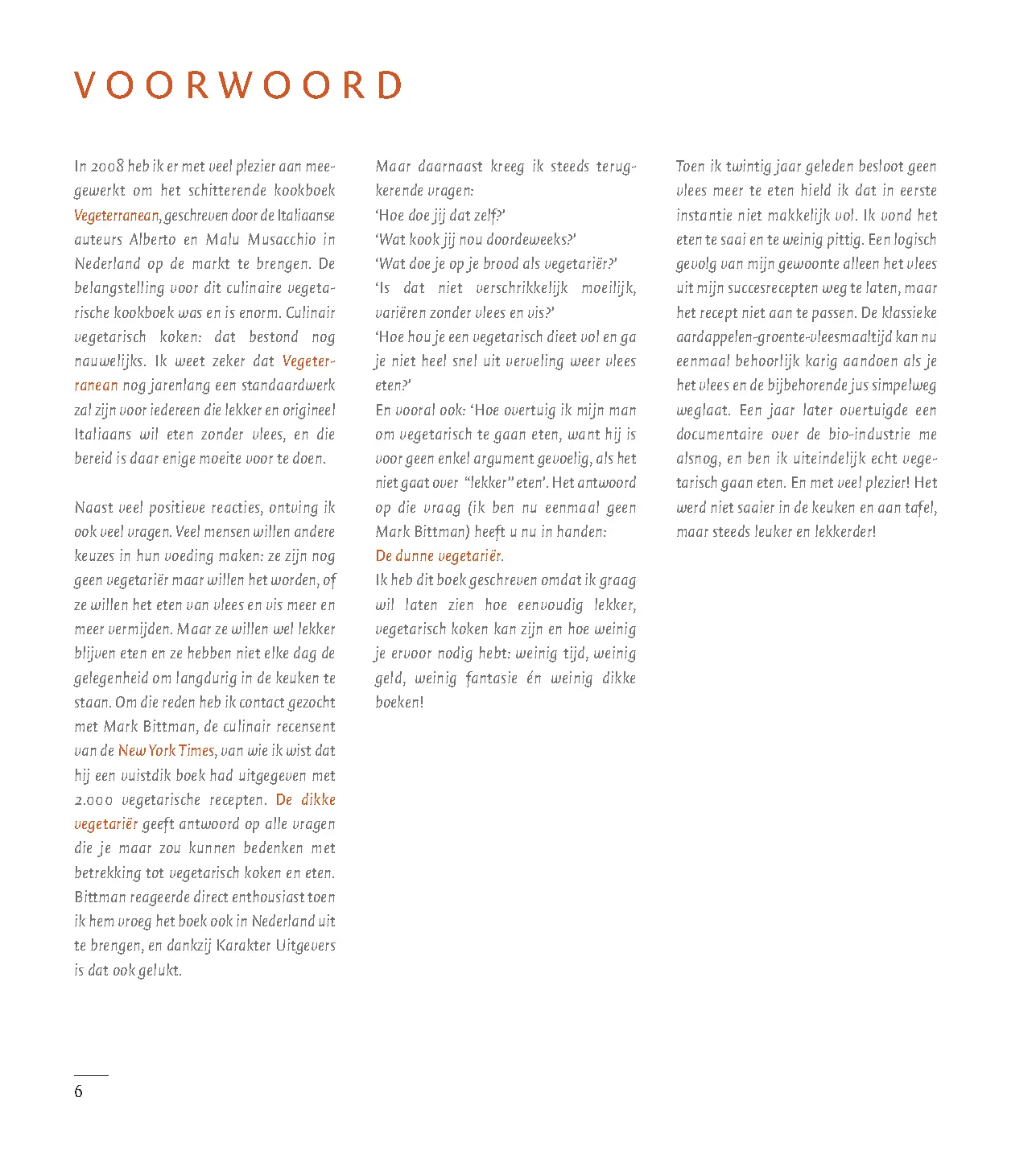 Voorbeeld pagina