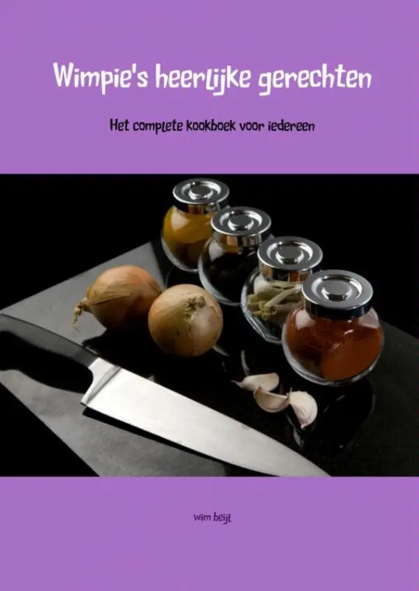 Cover van Wimpie's heerlijke gerechten