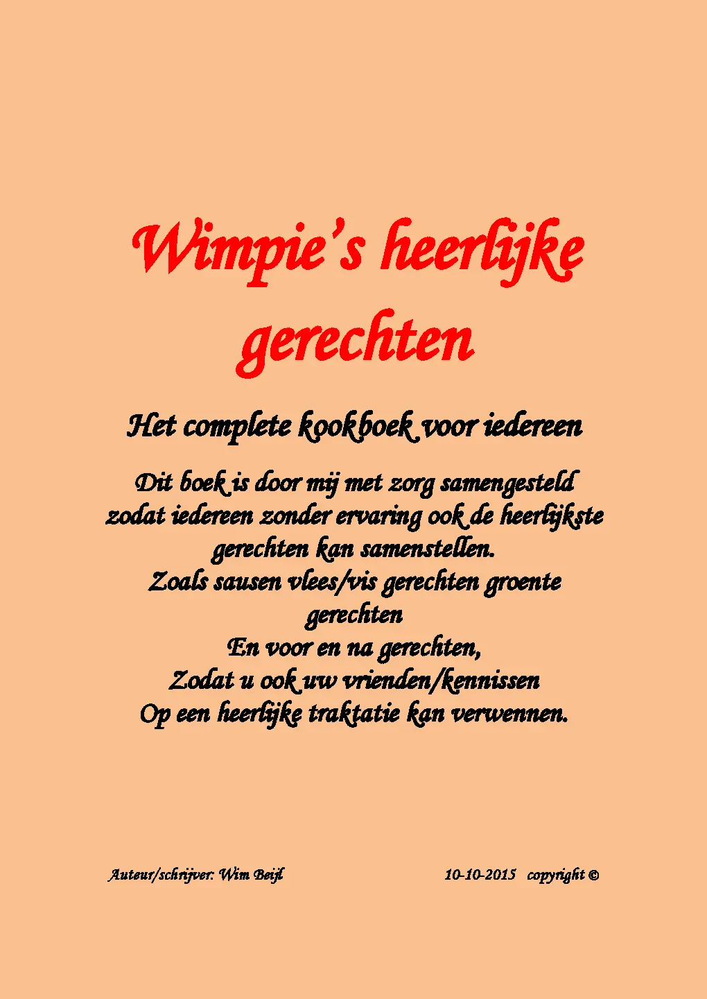 Voorbeeld pagina