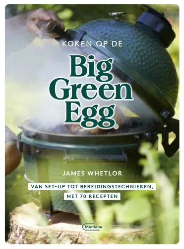 Cover van Koken op de Big Green Egg