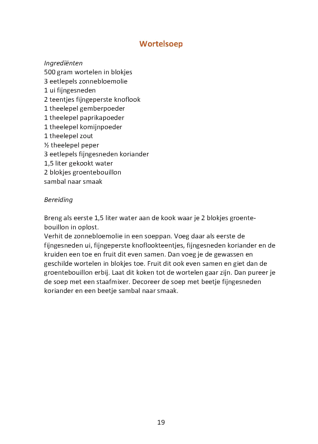 Voorbeeld pagina