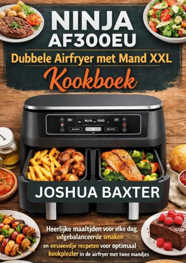 Cover van NINJA AF300EU Dubbele Airfryer met Mand XXL Kookboek