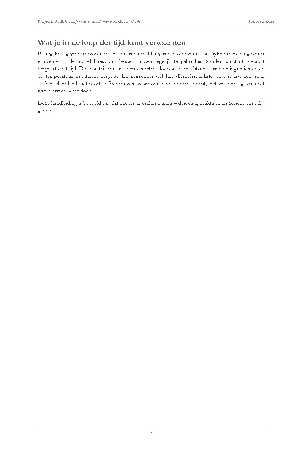 Voorbeeld pagina