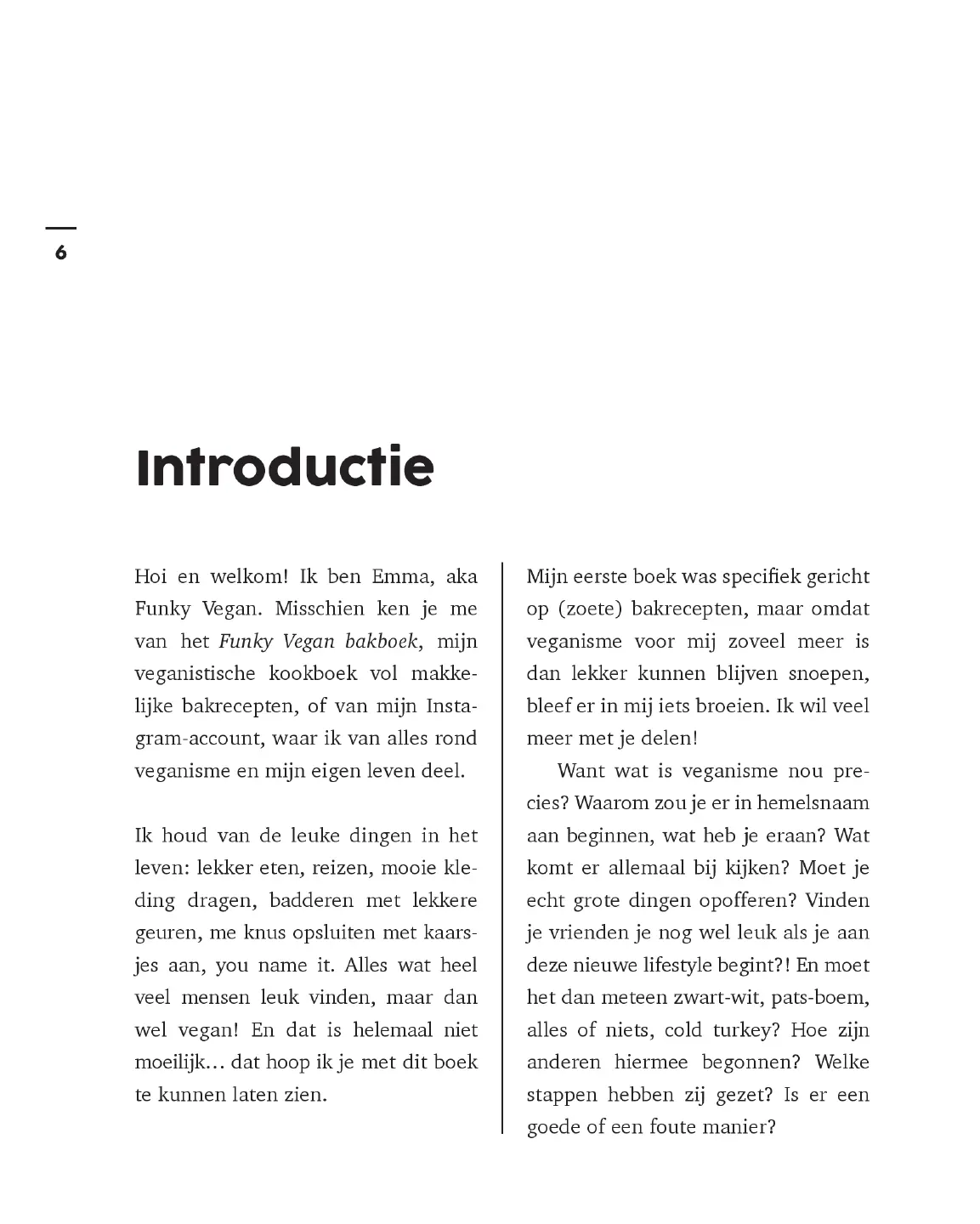 Voorbeeld pagina