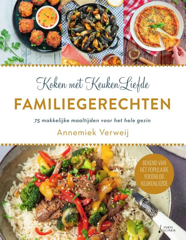 Cover van Koken met KeukenLiefde Familiegerechten