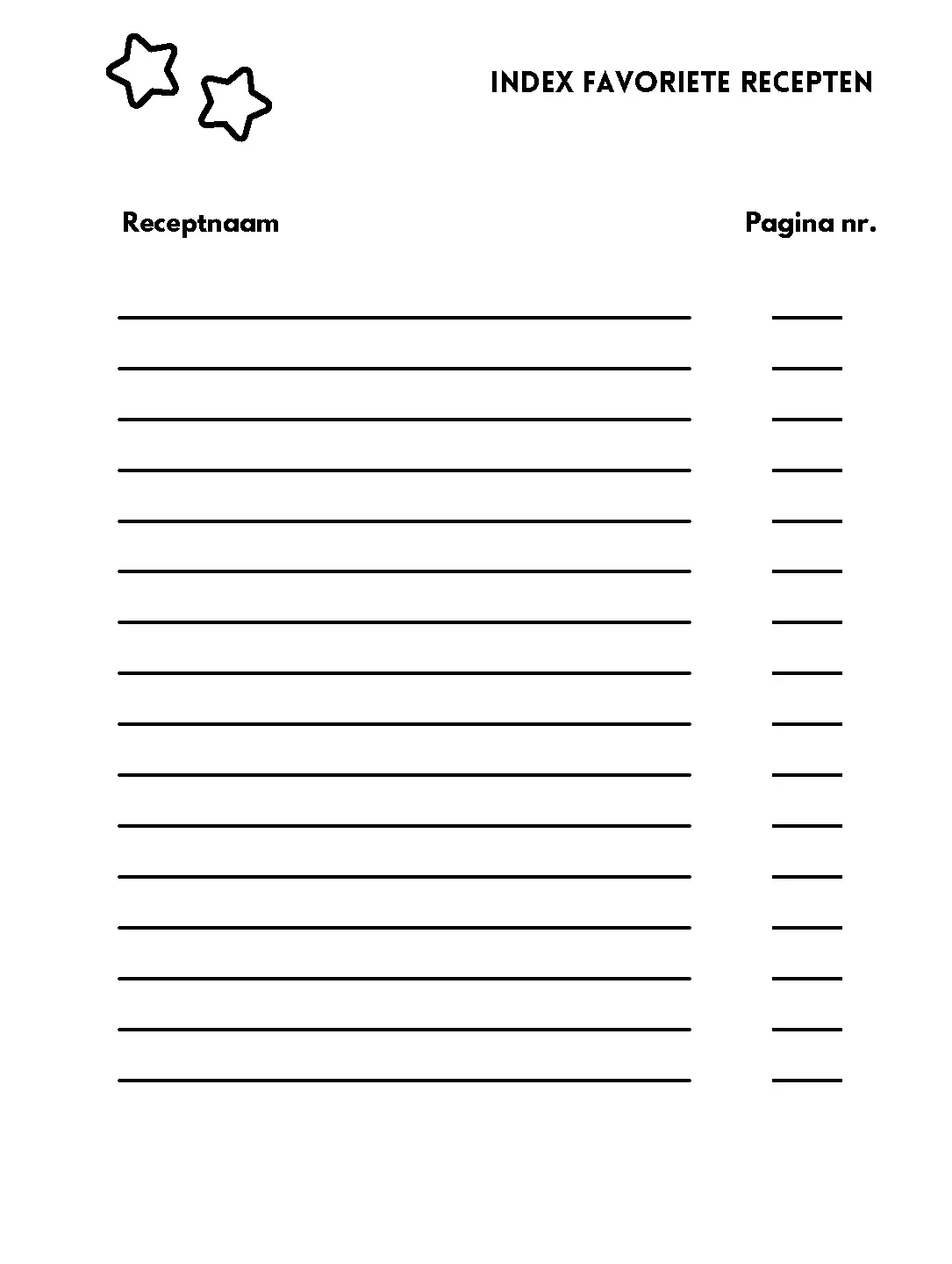 Voorbeeld pagina