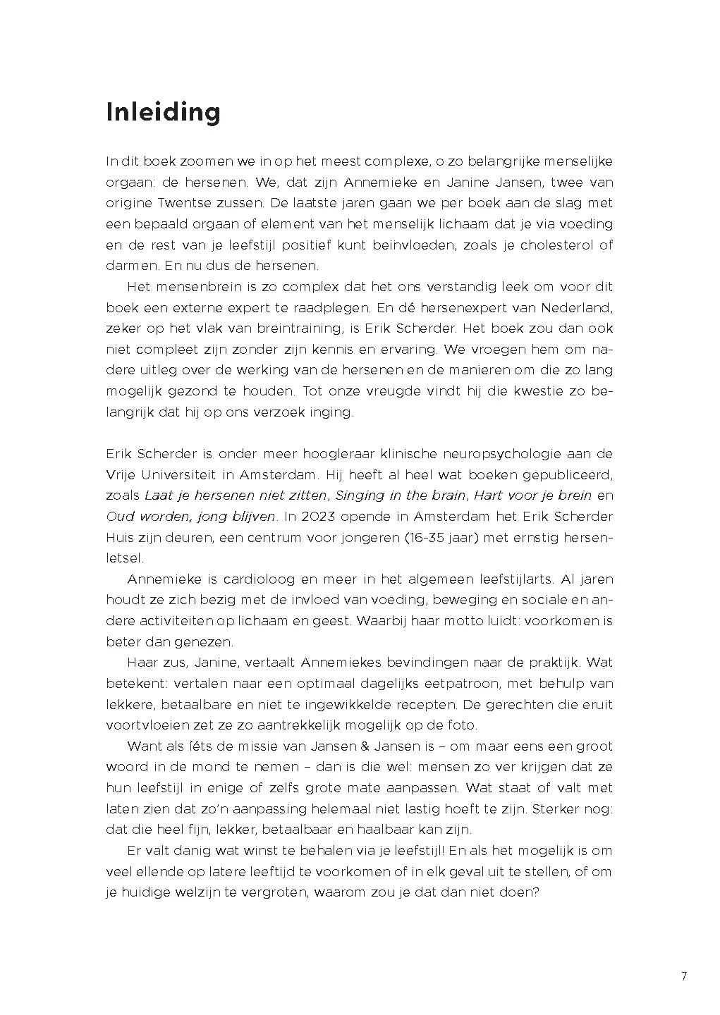 Voorbeeld pagina