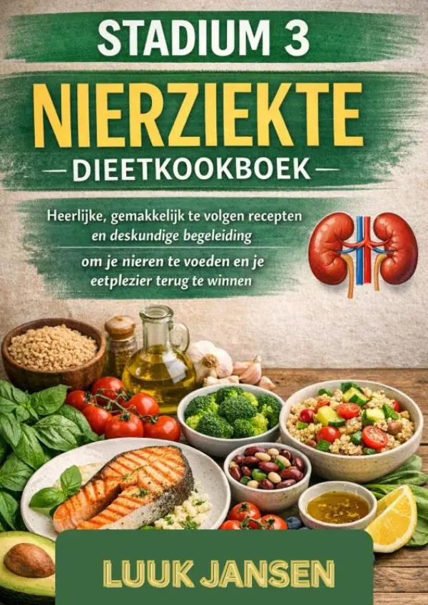 Cover van STADIUM 3 NIERZIEKTE DIEETKOOKBOEK
