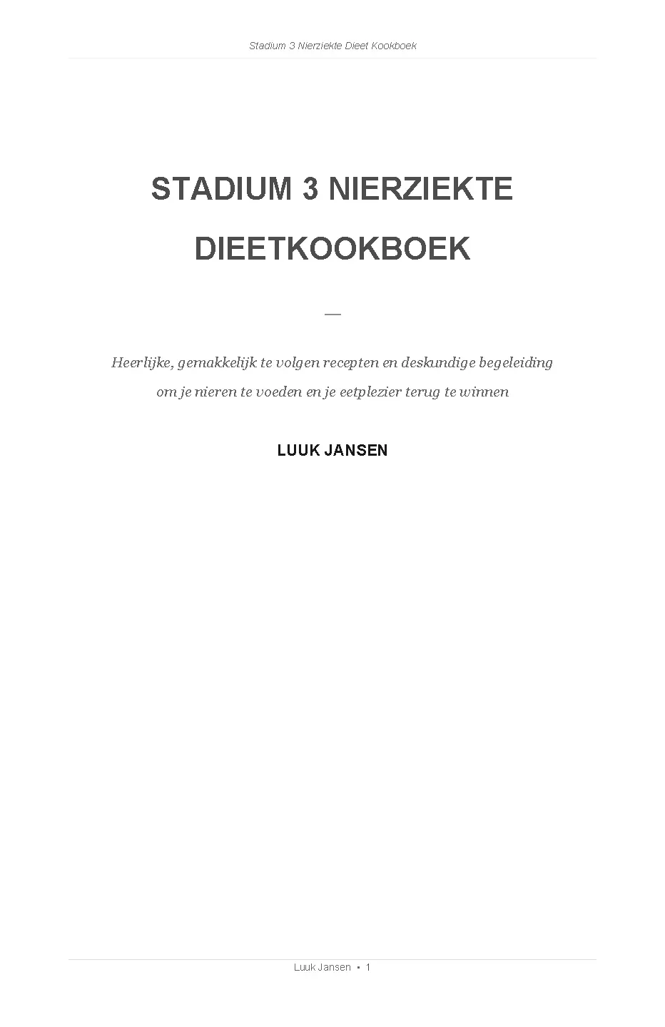 Voorbeeld pagina