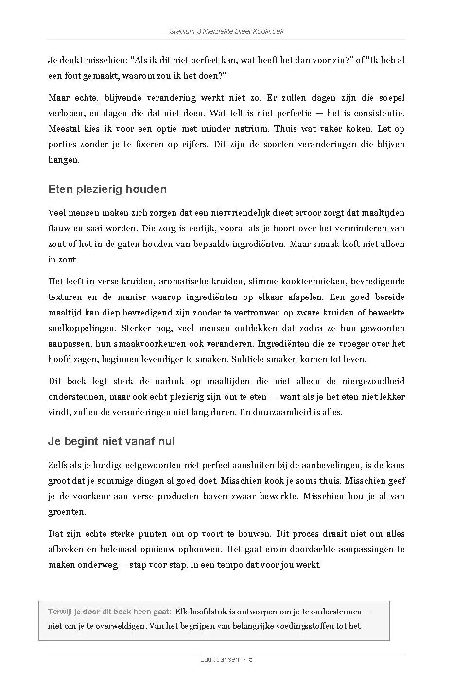 Voorbeeld pagina