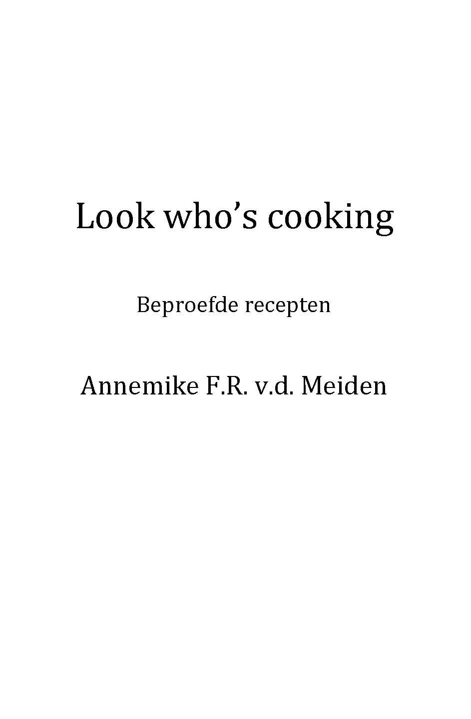 Voorbeeld pagina