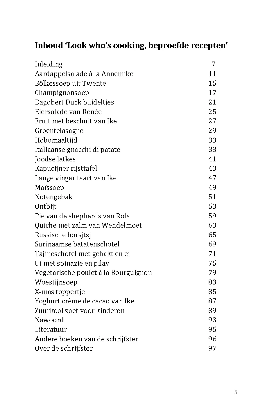 Voorbeeld pagina