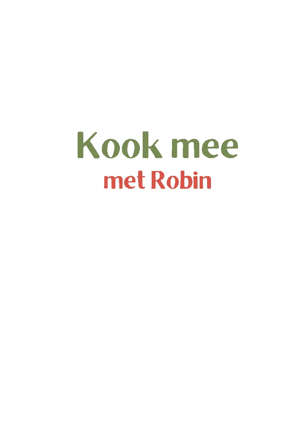 Voorbeeld pagina