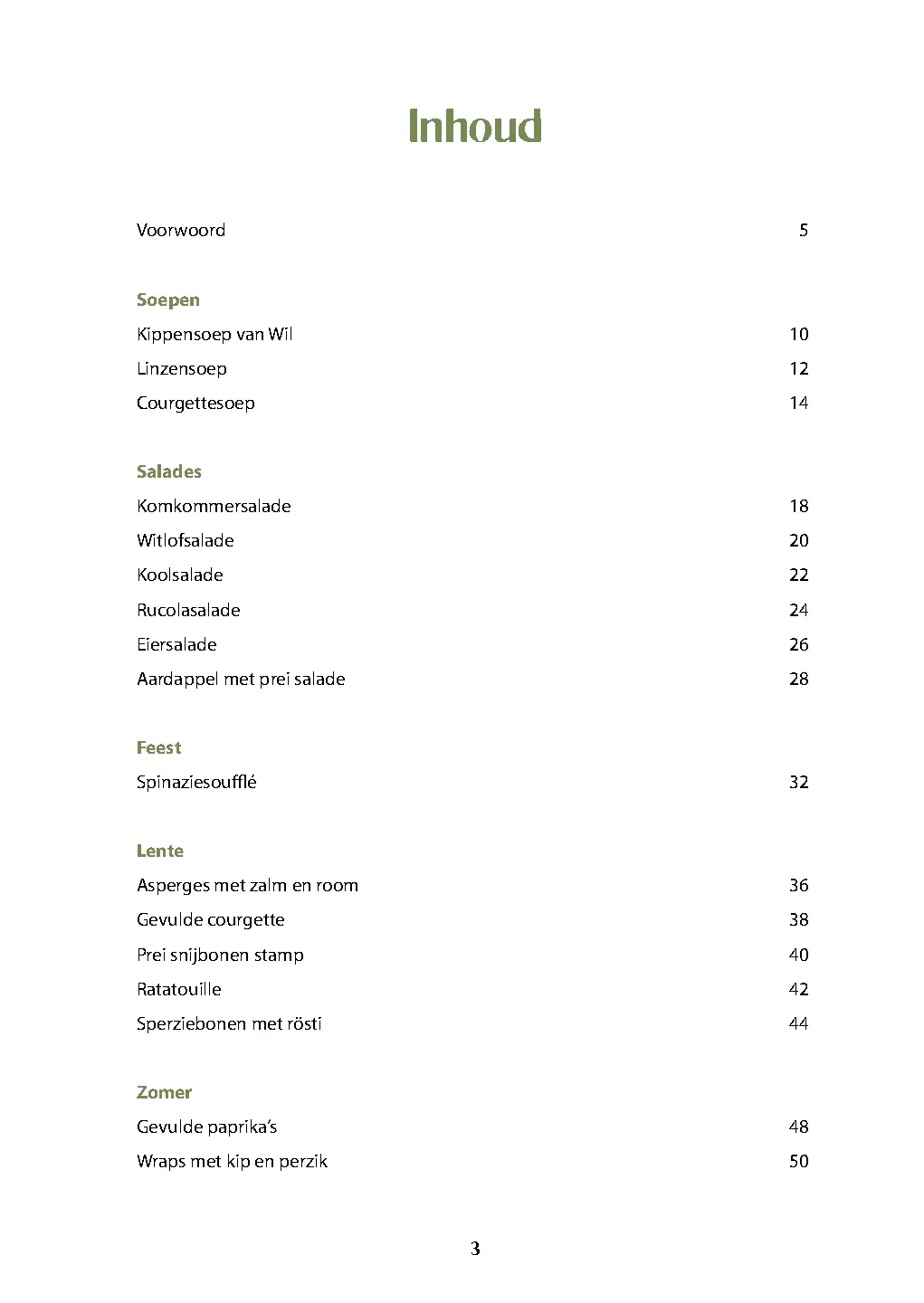 Voorbeeld pagina