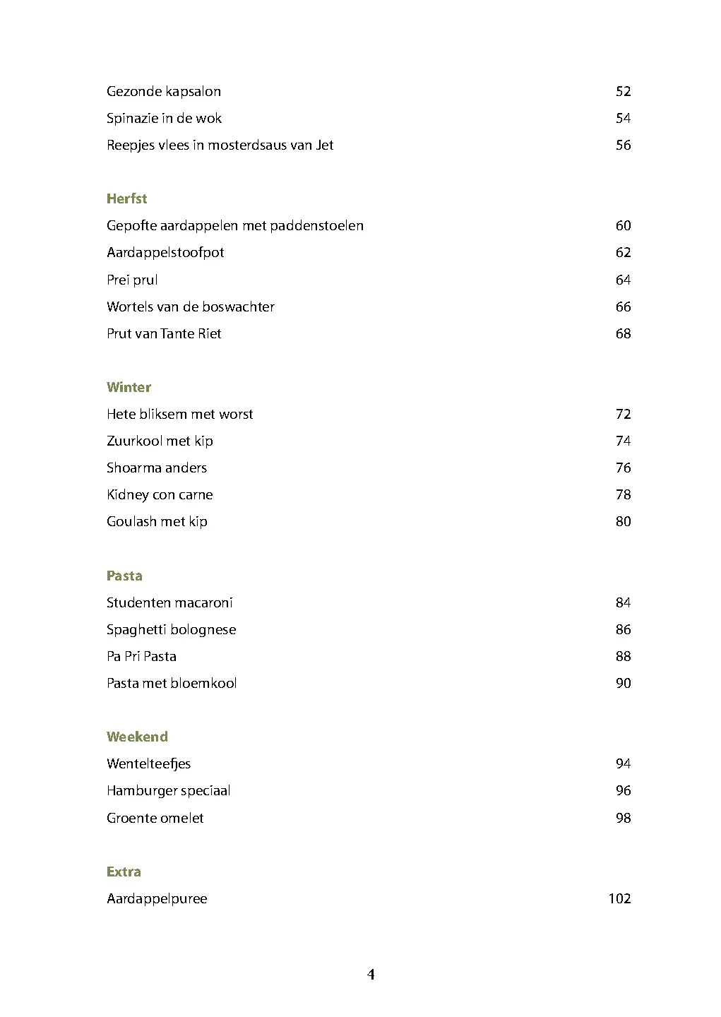 Voorbeeld pagina