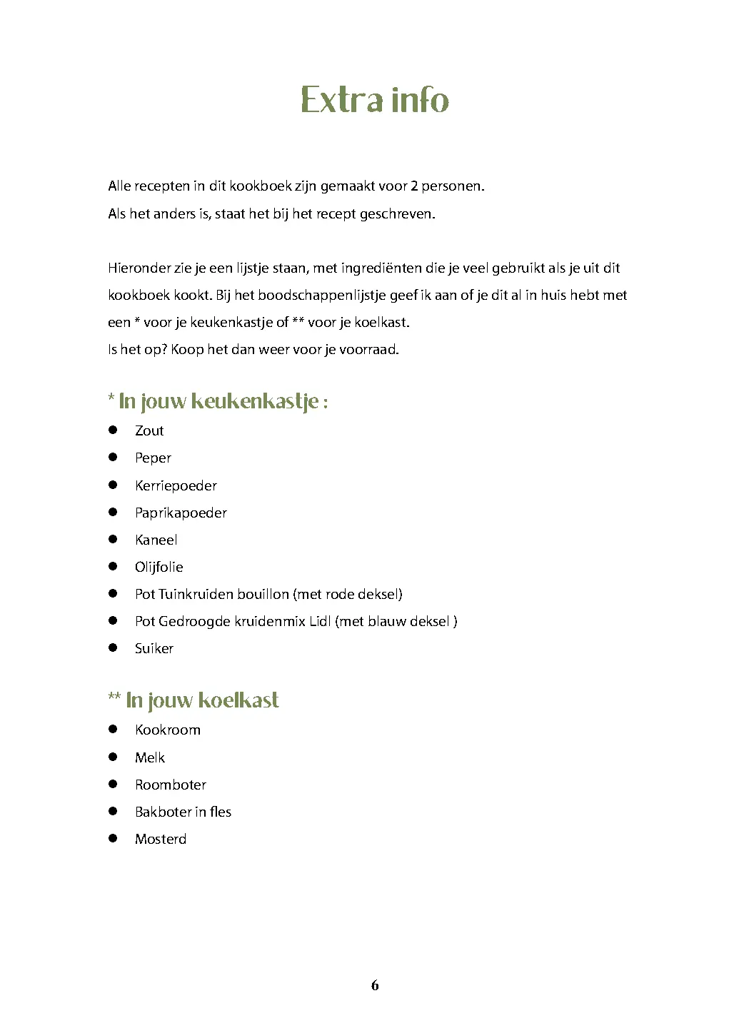 Voorbeeld pagina